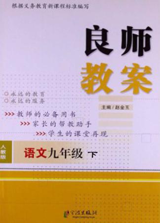 良师教案  语文  九年级  下  人教版 封面