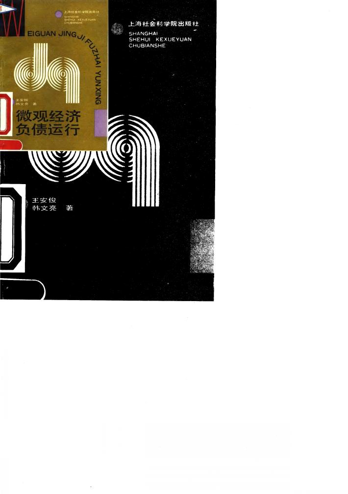 微观经济负债运行 封面