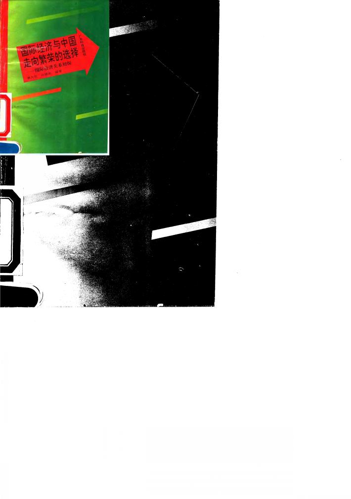 国际经济与中国走向繁荣的选择 国际经济关系初探 封面