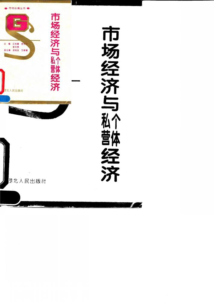 市场经济与个体私营经济 封面