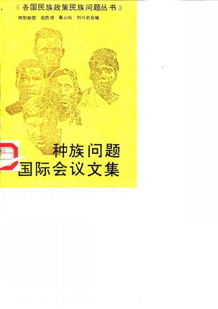 种族问题国际会议文集 封面