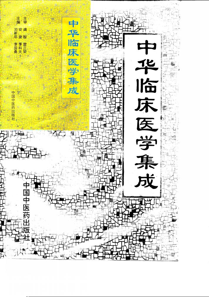 中华临床医学集成 传统医学卷 封面