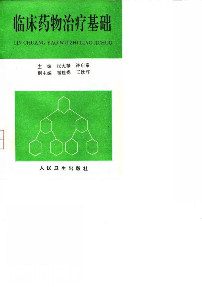 临床药物治疗基础 封面