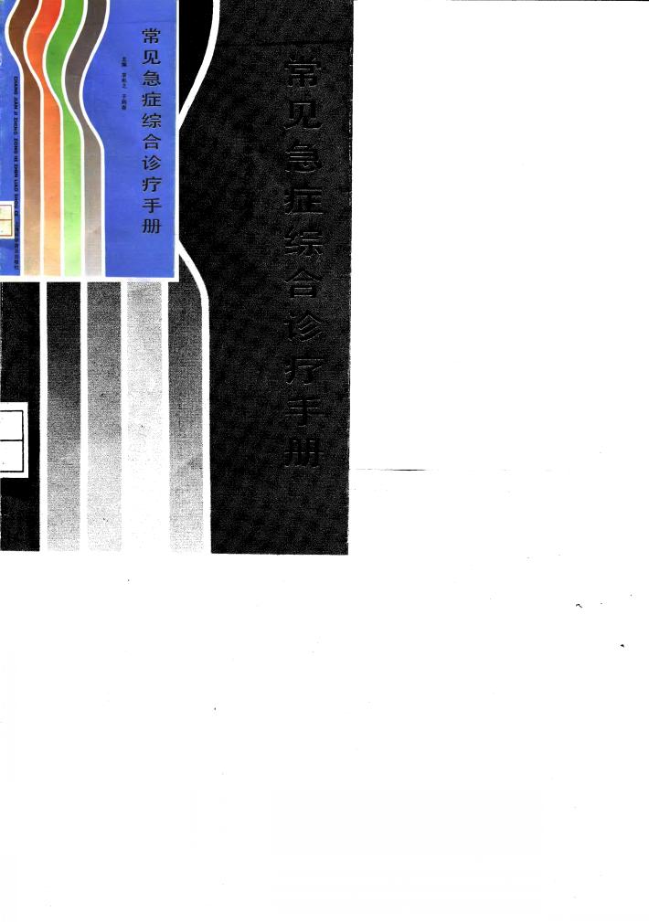 常见急症综合诊疗手册 封面