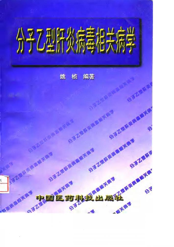 分子乙型肝炎病毒相关病学 封面