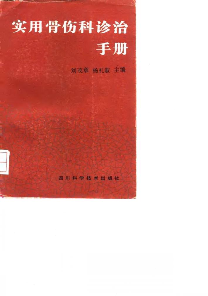 实用骨伤科诊治手册 封面