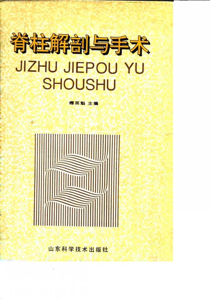 脊柱解剖与手术 封面