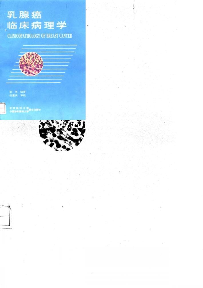 乳腺癌临床病理学 封面