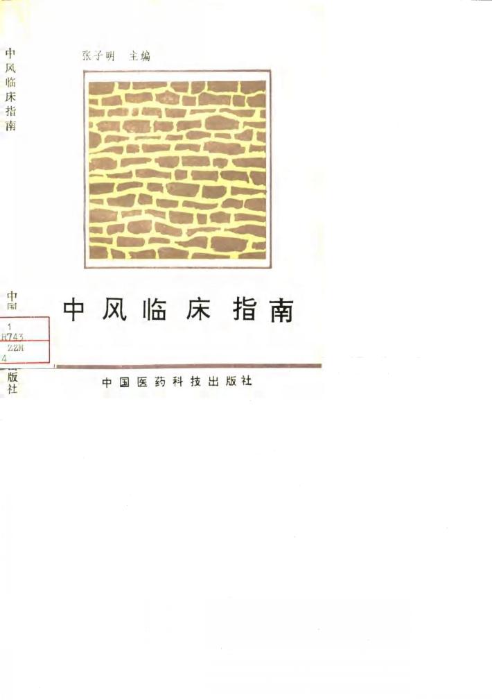 中风临床指南 封面