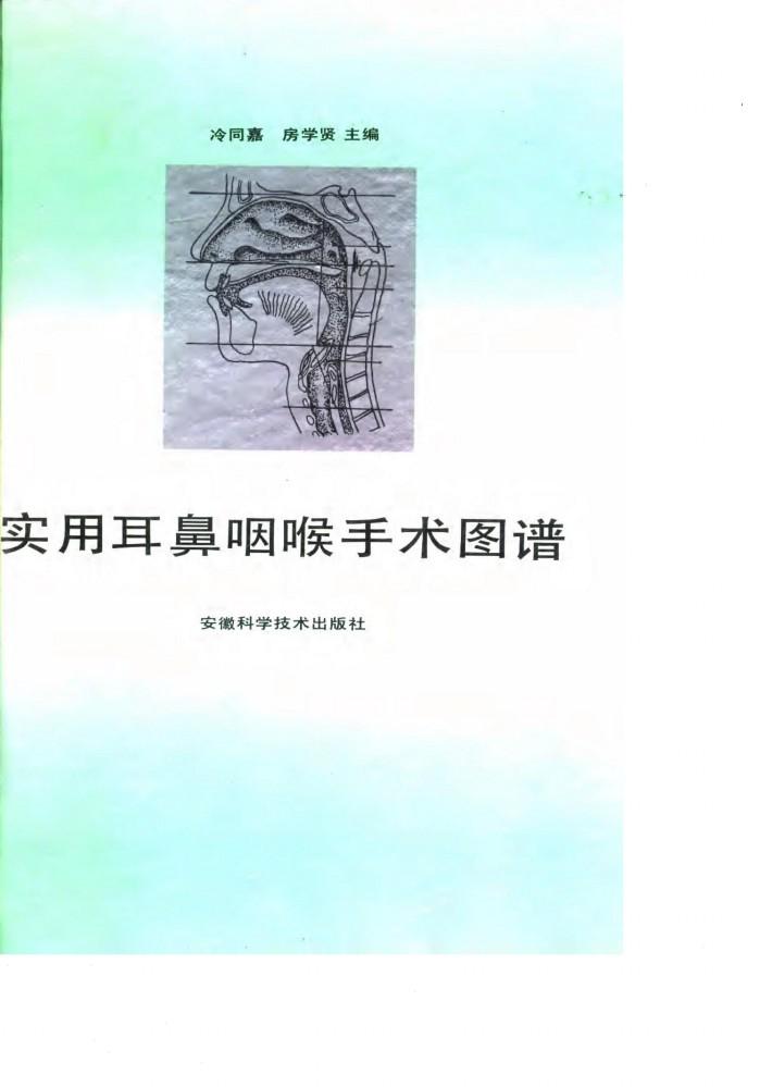 实用耳鼻咽喉手术图谱 封面