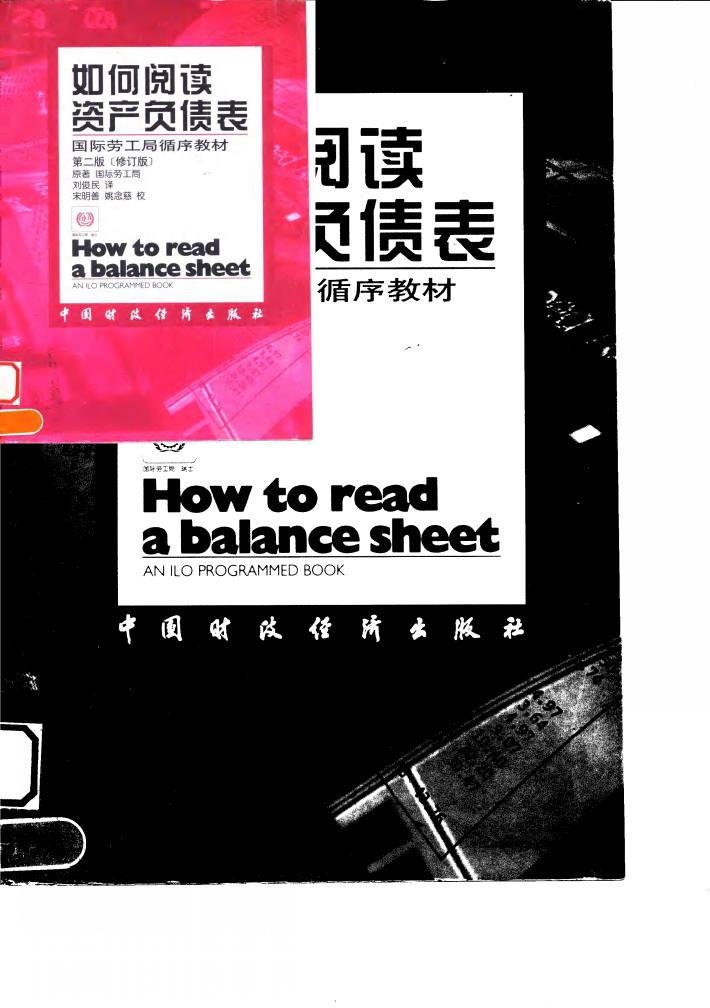 如何阅读资产负债表  第2版  修订版 封面