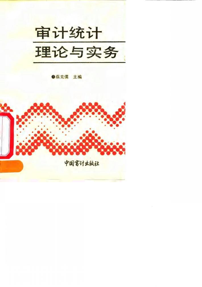 审计统计理论与实务 封面