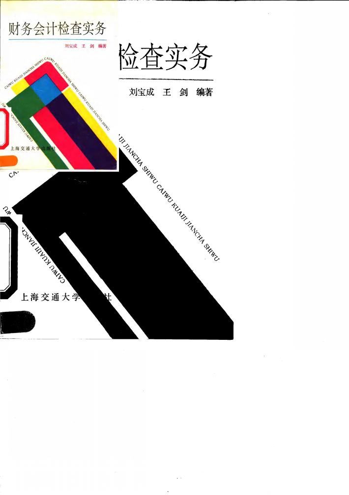 财务会计检查实务 封面