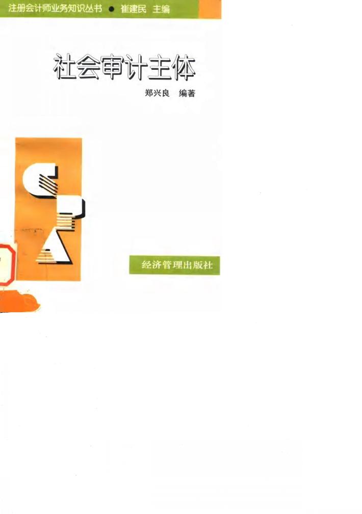 社会审计主体 封面