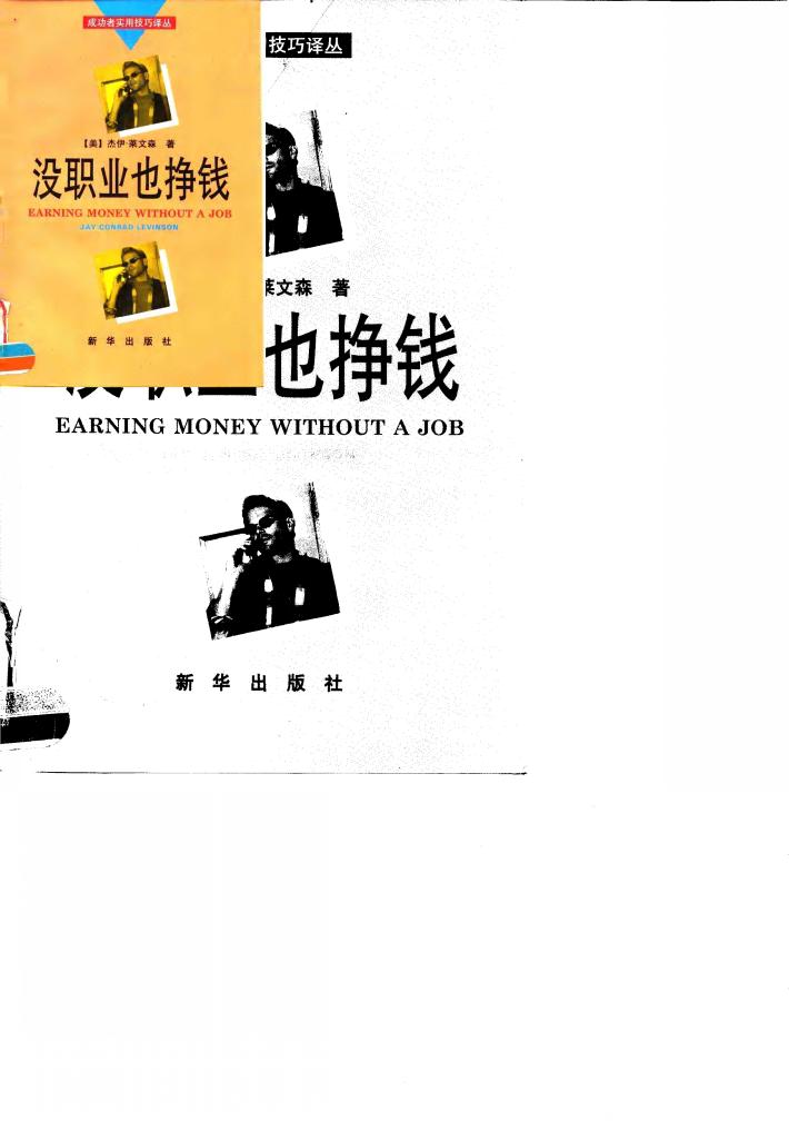 没职业也挣钱 90年代版 封面