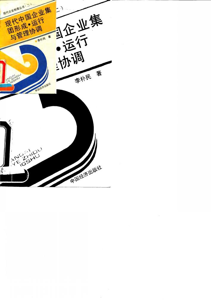 现代中国企业集团形成·运行与管理协调 封面