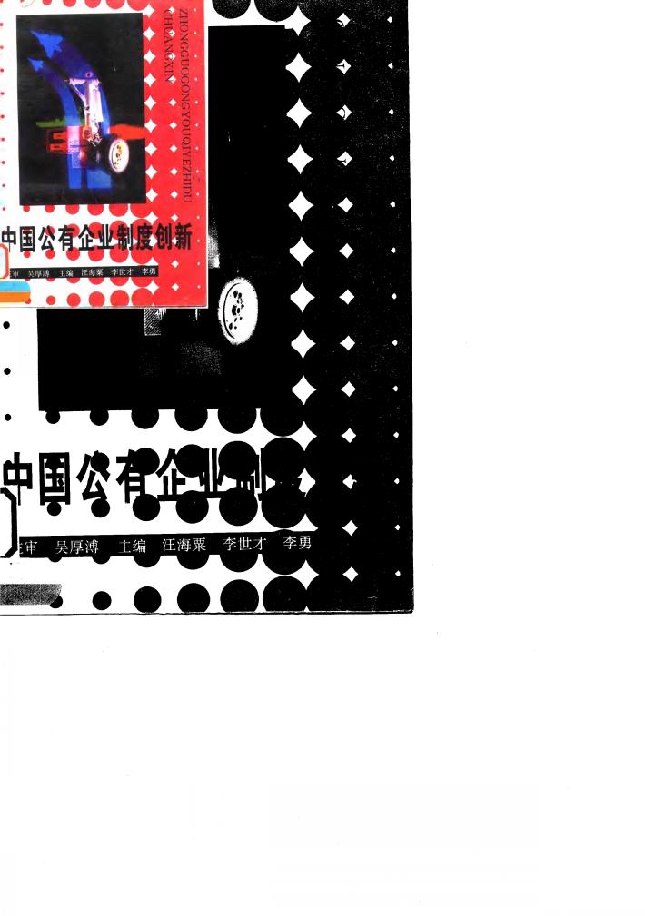 中国公有企业制度创新 封面
