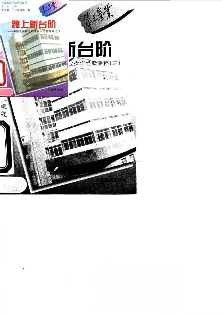 跨上新台阶  中国发展第三产业操作经验集粹  3 封面