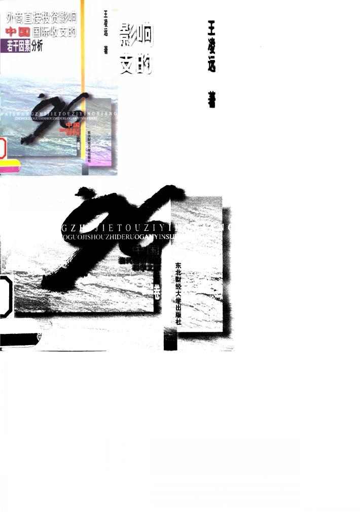 外商直接投资影响中国国际收支的若干因素分析 封面