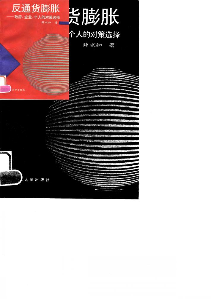 反通货膨胀 政府、企业、个人的对策选择 封面