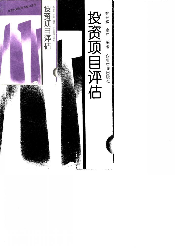 投资项目评估 封面