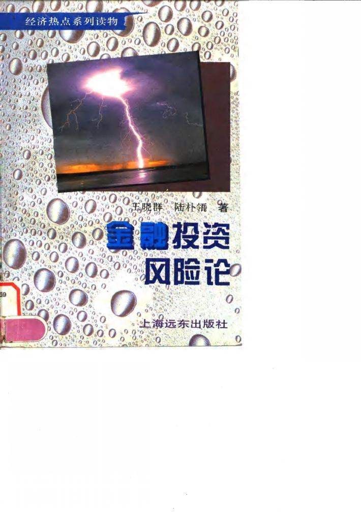 金融投资风险论 封面