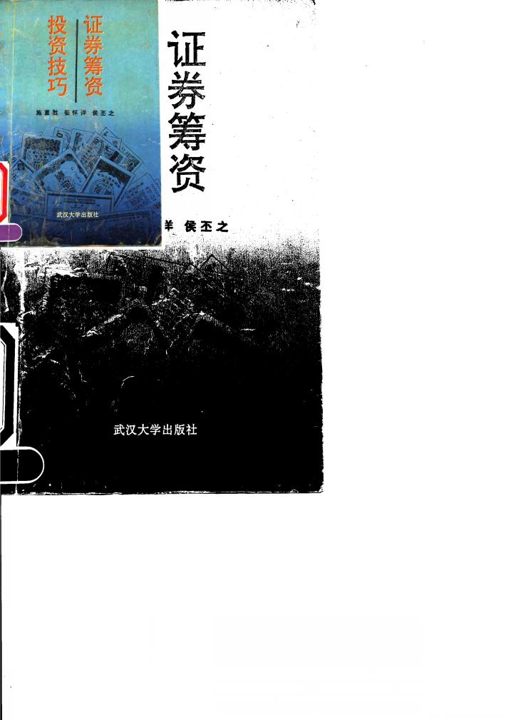 证券筹资投资技巧 封面