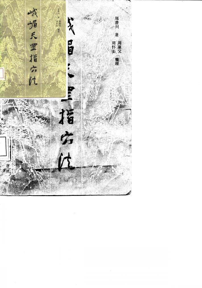 峨眉天罡指穴法  内功异按踊术 封面