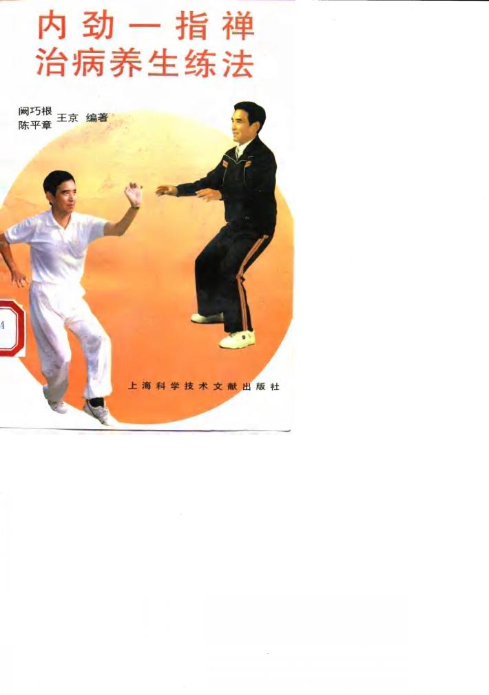 内劲一指禅治病养生练法 封面