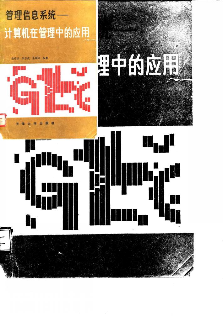 管理信息系统 计算机在管理中的应用 封面