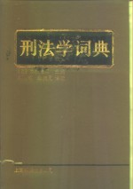 刑法学词典 封面
