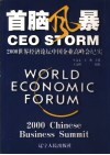 首脑风暴  2000世界经济论坛中国企业高峰会纪实 封面
