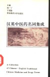 汉英中医药名词集成 封面