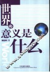 世界的意义是什么 封面