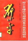 邓小平理论与湖南改革开放实践研究 封面
