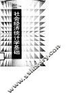 社会经济统计学基础 封面