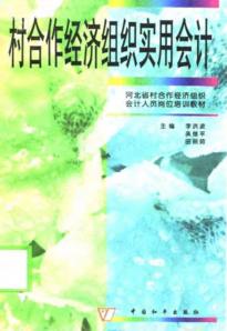 村合作经济组织实用会计 封面