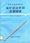 煤矿企业劳动定额管理 封面
