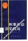 刑事诉讼法学理论 封面
