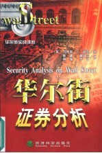 华尔街证券分析  现代证券估值方法综合指南 封面