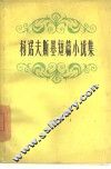 杨诺夫斯基短篇小说集 封面