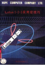 Lotus1－2－3实用宏技巧 封面