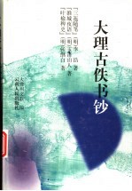 大理古佚书钞 封面