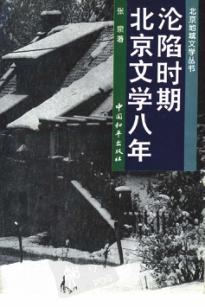 沦陷时期北京文学八年 封面