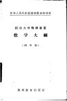 综合大学物理专业教学大纲  四年制  理论力学教学大纲 封面