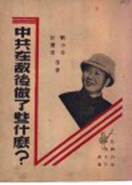 中共在敌后做了些什么？ 封面