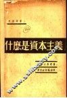 什么是资本主义 封面