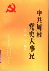 中共周村党史大事记  1925-1949 电子书封面