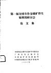 第一届全国有色金属矿伴生银利用研讨会论文集 封面