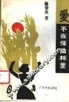 爱不在保险柜里 封面